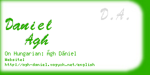 daniel agh business card