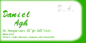 daniel agh business card